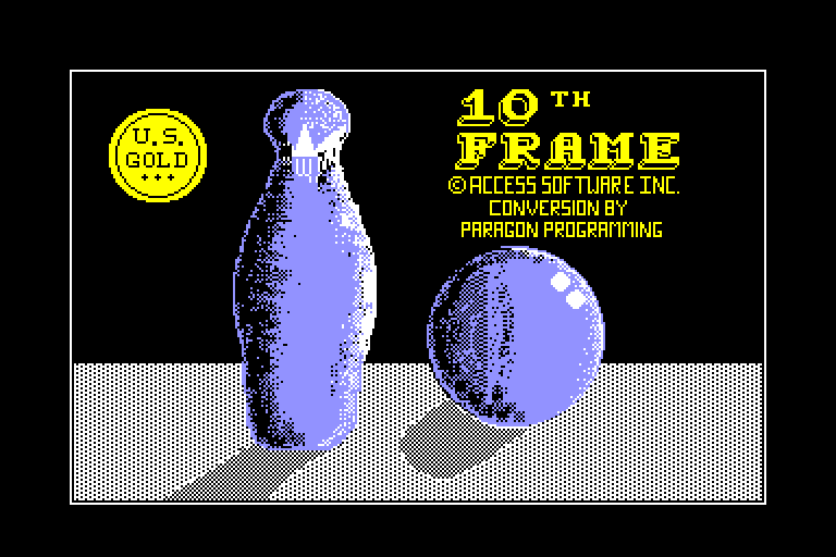 screenshot of the Amstrad CPC game 10th frame