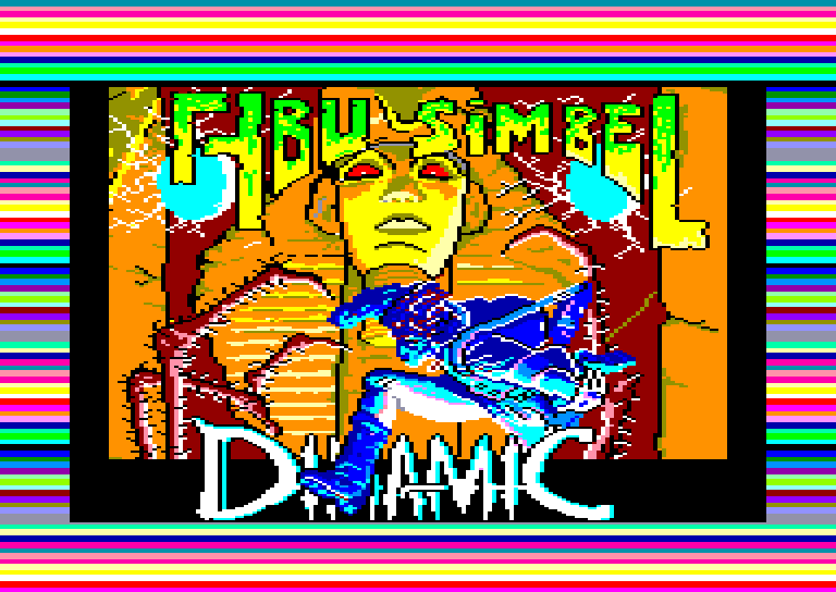 screenshot du jeu Amstrad CPC Abu Simbel Profanation