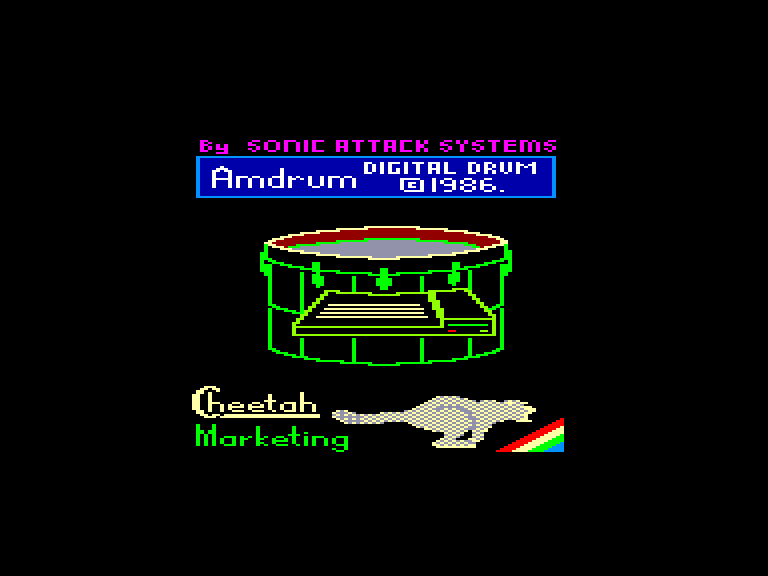 screenshot of the Amstrad CPC game Amdrum