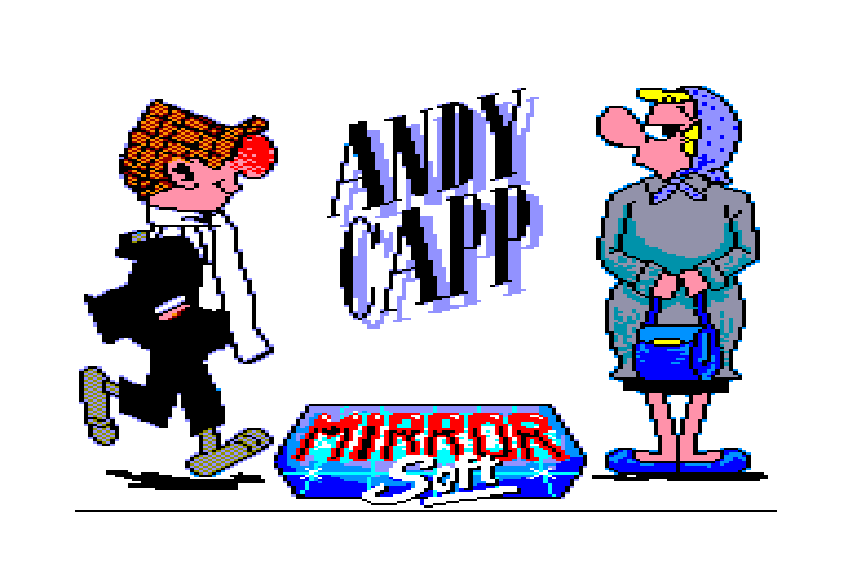 screenshot du jeu Amstrad CPC Andy Capp