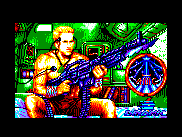 screenshot of the Amstrad CPC game A.M.C.