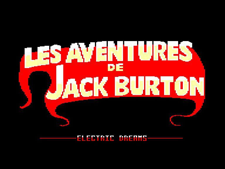 screenshot du jeu Amstrad CPC Aventures de Jack Burton (les)