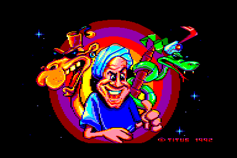 screenshot du jeu Amstrad CPC Aventures de Moktar (les)