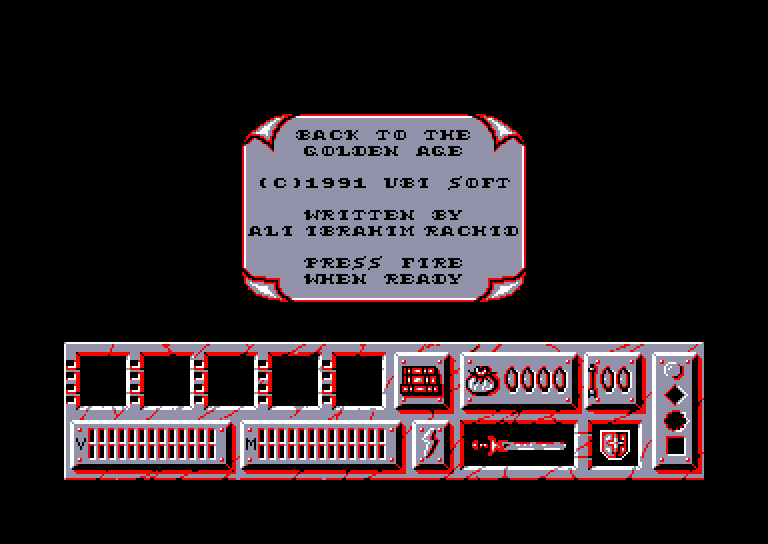 screenshot du jeu Amstrad CPC Back to the Golden Age