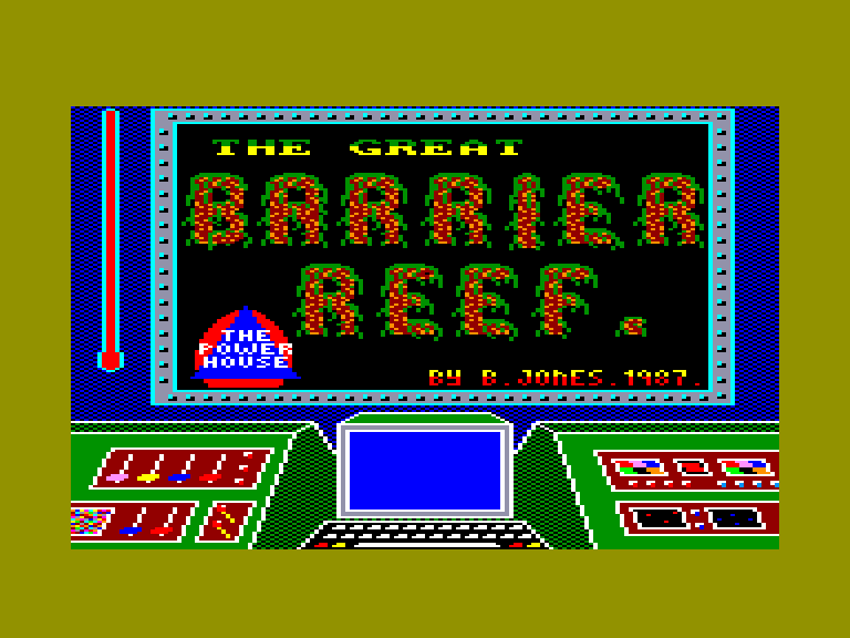 screenshot of the Amstrad CPC game Great barrier reef (the)