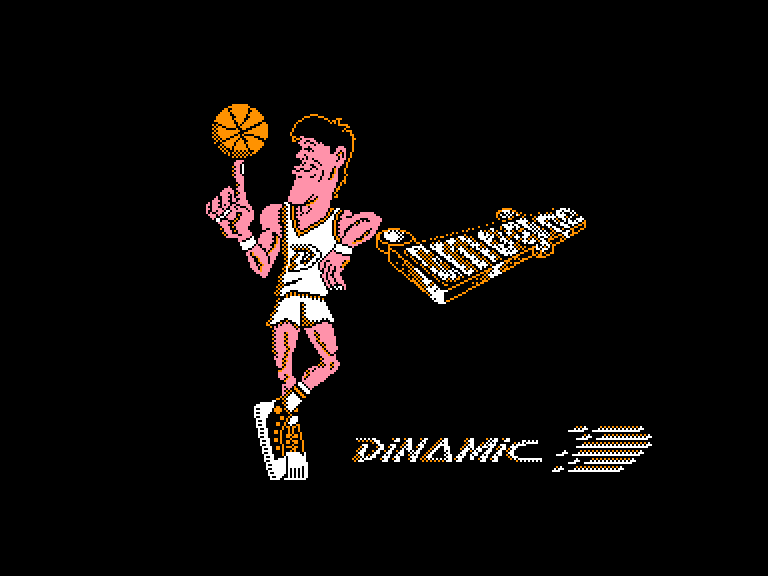 screenshot du jeu Amstrad CPC Fernando Martin Basket Master