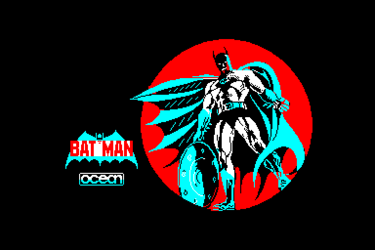 screenshot of the Amstrad CPC game Batman