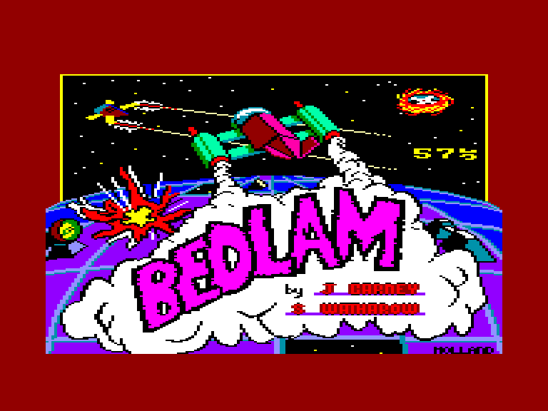 screenshot du jeu Amstrad CPC Bedlam