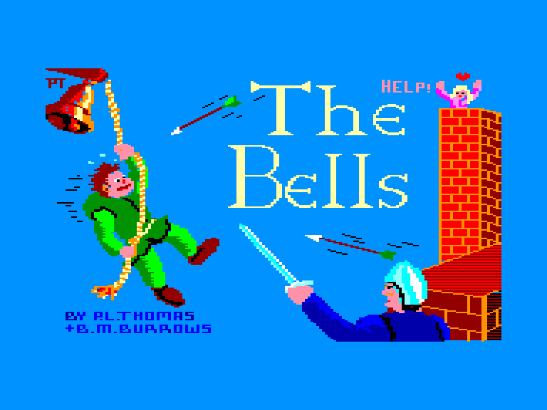 screenshot of the Amstrad CPC game Bells (the)