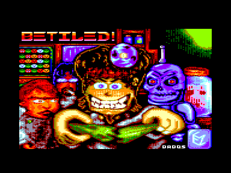 screenshot of the Amstrad CPC game Betiled!
