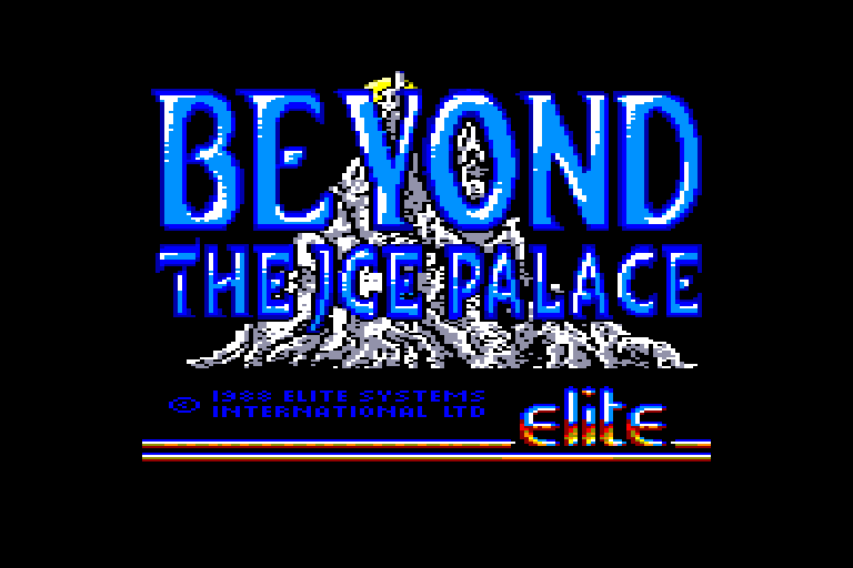 screenshot of the Amstrad CPC game Beyond the Ice Palace