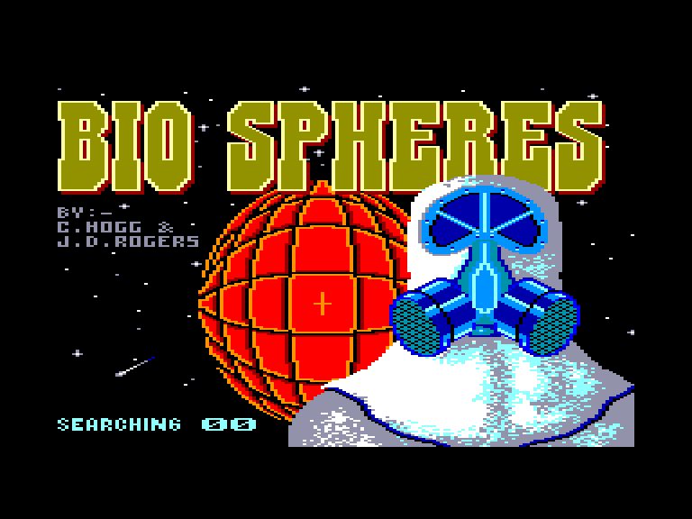 screenshot of the Amstrad CPC game Bio Spheres
