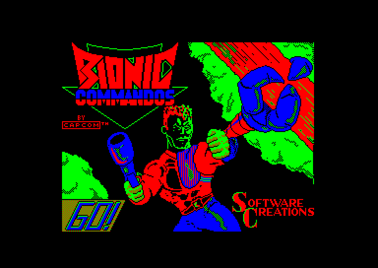 screenshot du jeu Amstrad CPC Bionic commando