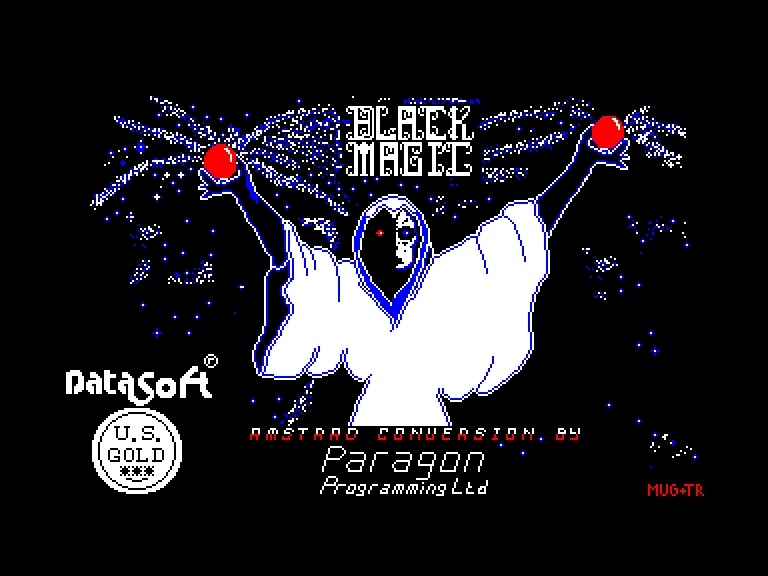 screenshot du jeu Amstrad CPC Black Magic