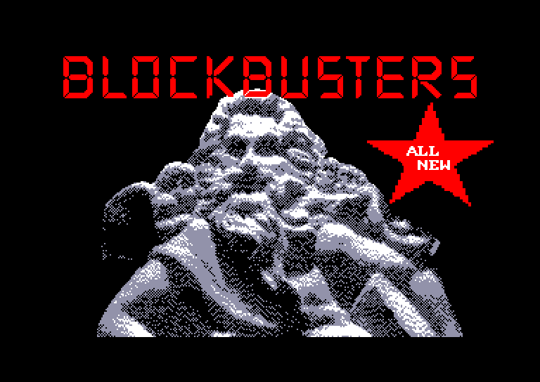 screenshot of the Amstrad CPC game Blockbusters