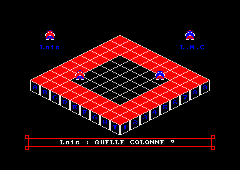 screenshot du jeu Amstrad CPC Blocus 3d