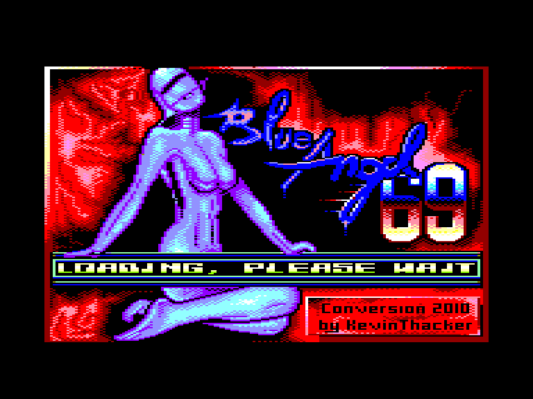 screenshot of the Amstrad CPC game Blue Angel 69