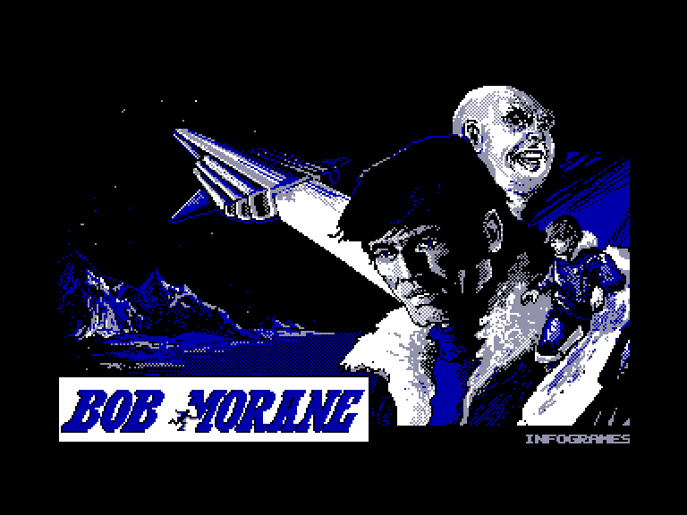 screenshot du jeu Amstrad CPC Bob Morane - Science Fiction 1