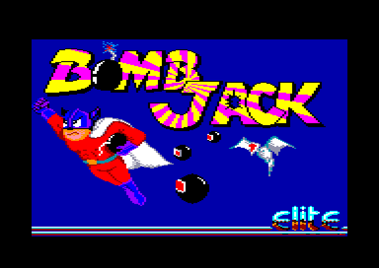 screenshot du jeu Amstrad CPC Bomb Jack