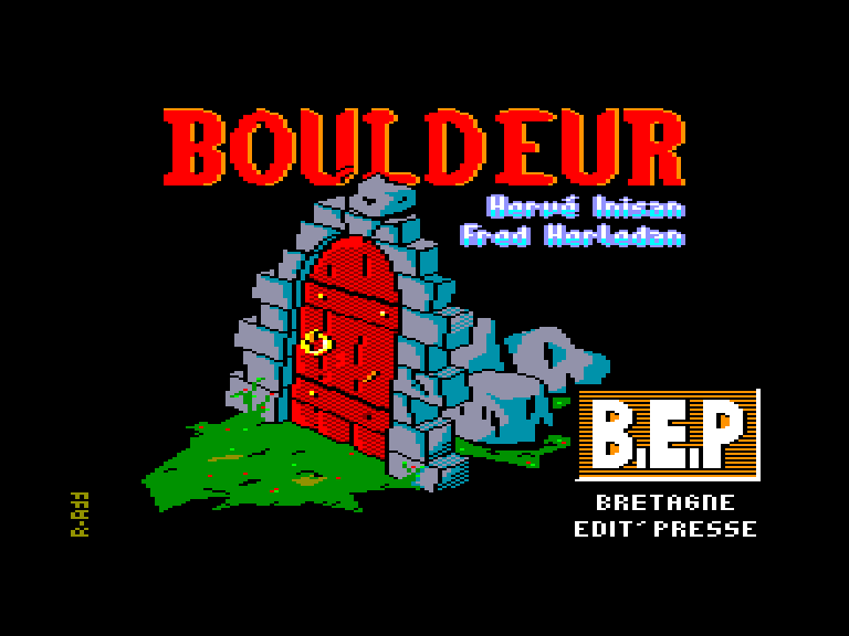 screenshot du jeu Amstrad CPC Bouldeur