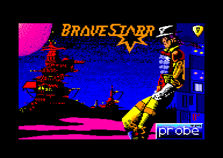 screenshot du jeu Amstrad CPC Bravestarr