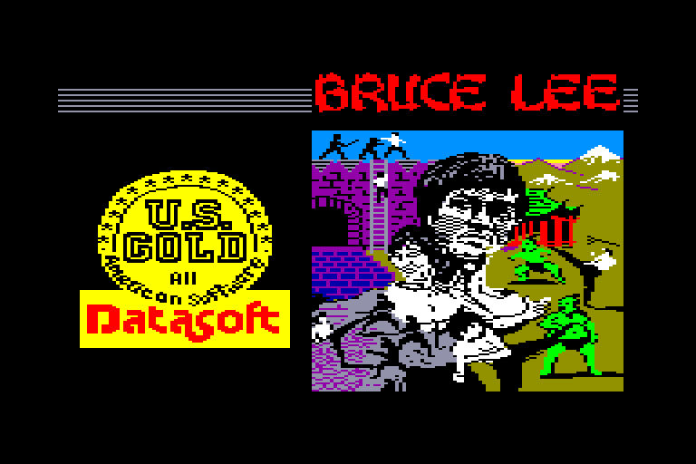 screenshot du jeu Amstrad CPC Bruce Lee