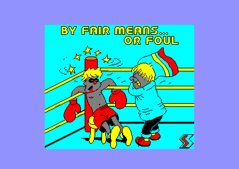 screenshot du jeu Amstrad CPC By fair means or foul