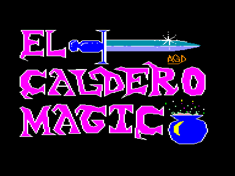 screenshot of the Amstrad CPC game Caldero Magico (el)