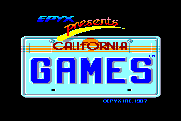 screenshot du jeu Amstrad CPC California games