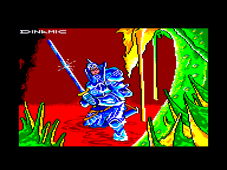 screenshot du jeu Amstrad CPC Camelot warriors