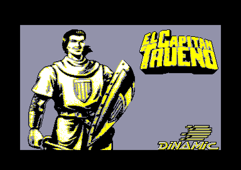 screenshot of the Amstrad CPC game Capitan Trueno (el)