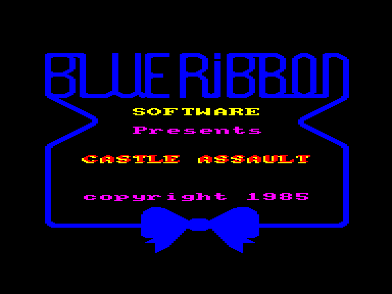 screenshot du jeu Amstrad CPC Castle assault