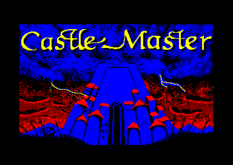 screenshot of the Amstrad CPC game Castle Master