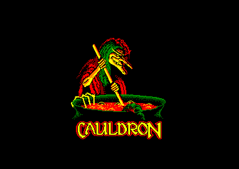 screenshot du jeu Amstrad CPC Cauldron