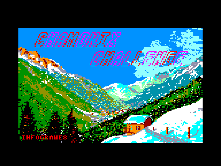 screenshot of the Amstrad CPC game Bivouac