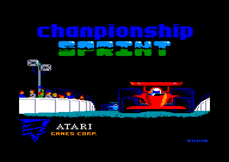screenshot du jeu Amstrad CPC Championship sprint