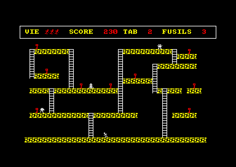 screenshot du jeu Amstrad CPC Classic Runner