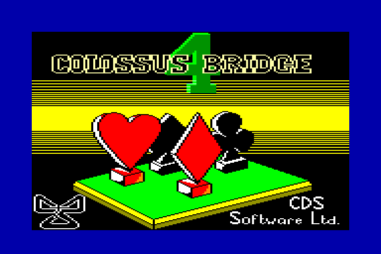 screenshot of the Amstrad CPC game Colossus Bridge 4