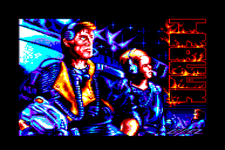 screenshot du jeu Amstrad CPC Comando Tracer