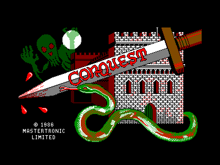 screenshot du jeu Amstrad CPC Con-quest
