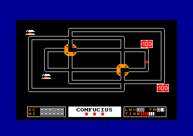 screenshot du jeu Amstrad CPC Confucius