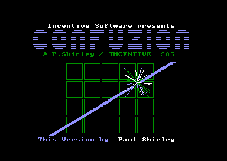 screenshot du jeu Amstrad CPC Confuzion