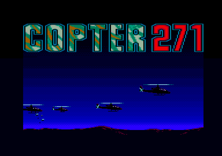 screenshot du jeu Amstrad CPC Copter 271