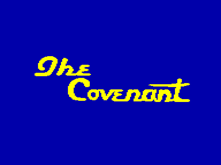 screenshot of the Amstrad CPC game Covenant (the)