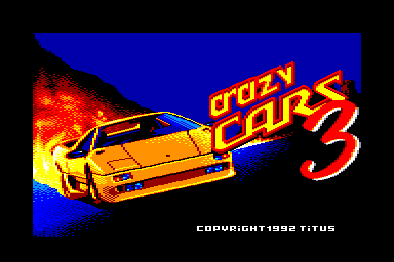 screenshot du jeu Amstrad CPC Crazy Cars 3