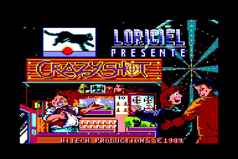 screenshot du jeu Amstrad CPC Crazy shot