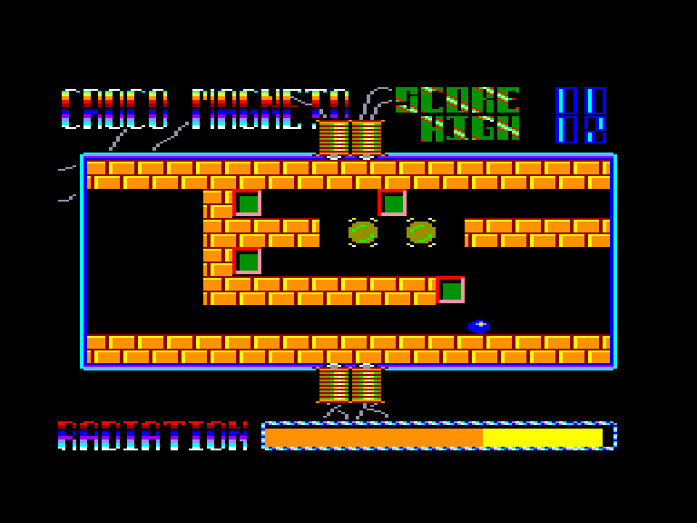 screenshot du jeu Amstrad CPC Croco magneto