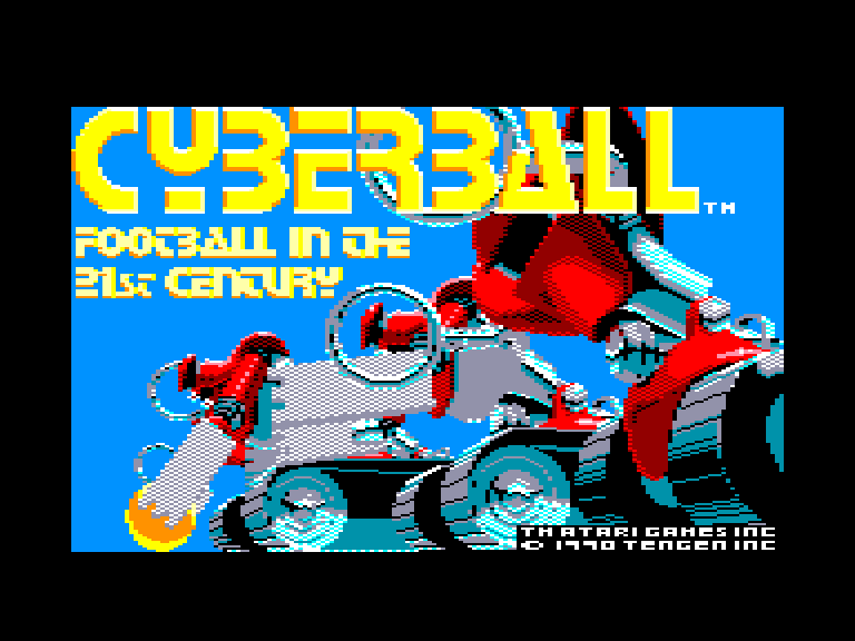 screenshot du jeu Amstrad CPC Cyberball