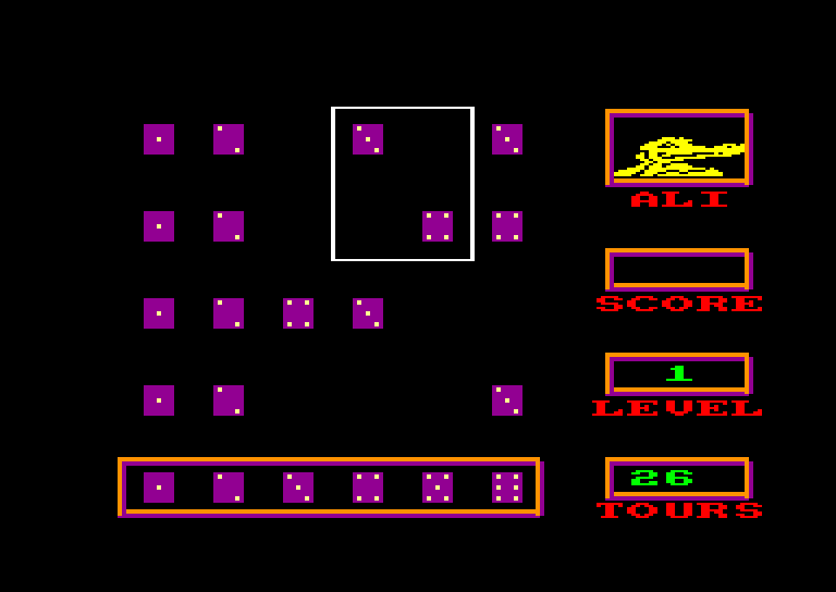 screenshot of the Amstrad CPC game DE-Placer