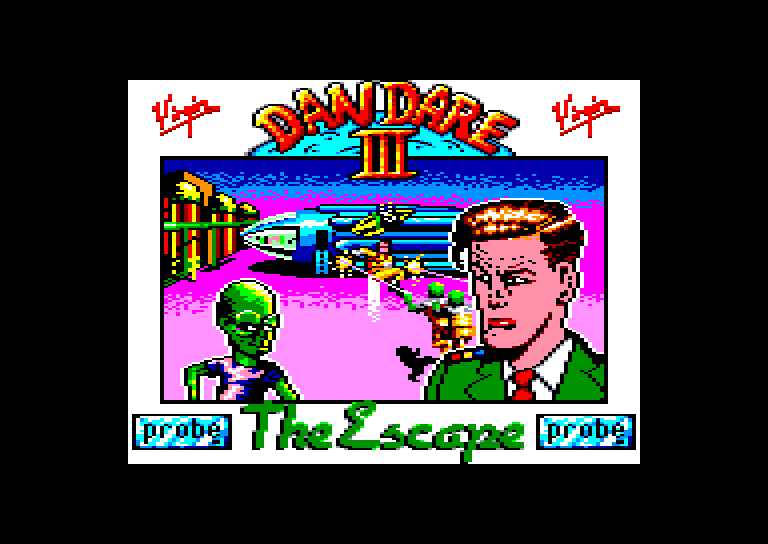 screenshot du jeu Amstrad CPC Dan Dare III - The Escape
